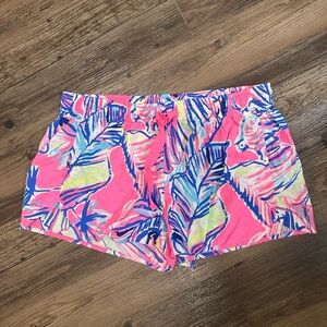 Lilly Pulitzer Tiki Pink Cabana Crazed Shorts
